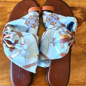 Tory Burch Satin Sandals